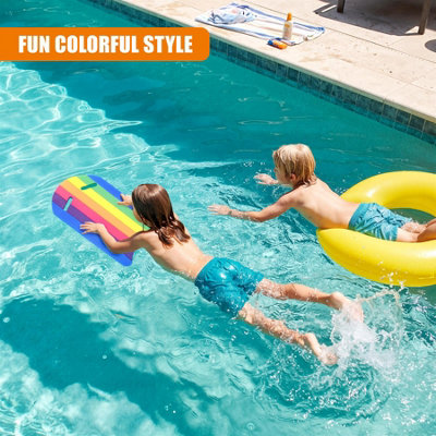 GEEZY Kickboard for Kids & Adults Eva Foam Safety Float Swim Board Pool ...