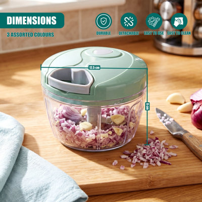 調理器具 JOYTEC MULTI SLICE & BLENDER SB-20N GEEZY Manual Food Chopper with Pull String Kitchen Vegetables