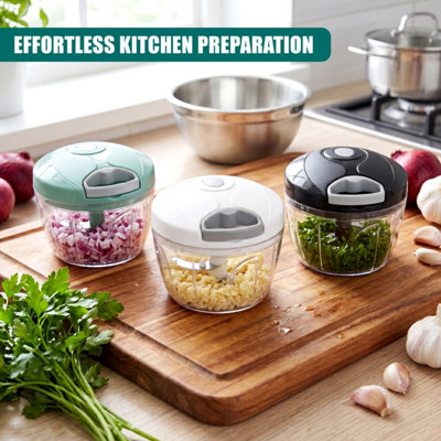調理器具 JOYTEC MULTI SLICE & BLENDER SB-20N GEEZY Manual Food Chopper with Pull String Kitchen Vegetables