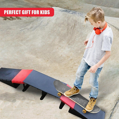 GEEZY Multi Combo Skate Ramp Set 6 in 1 for Kids Scooter Skateboard BMX ...