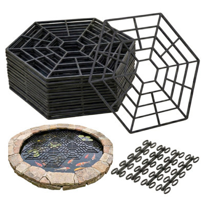 GEEZY Pond & Fish Guard Protector Plastic Floating Net Rings Protective ...