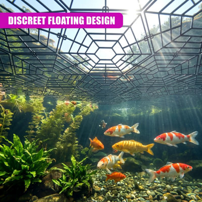 GEEZY Pond & Fish Guard Protector Plastic Floating Net Rings Protective ...