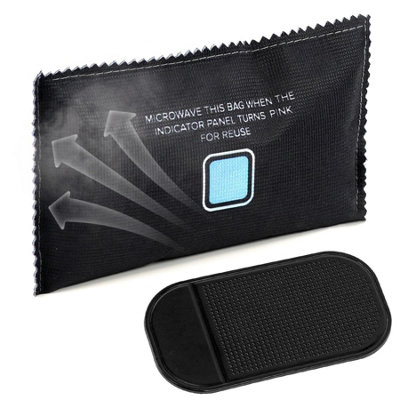 GEEZY Reusable Car Dehumidifier Bag 350g Nonslip Pad Rechargeable ...