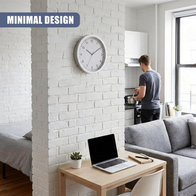 GEEZY Secret Safe Wall Clock Hidden Compartment Money Storage Box ...