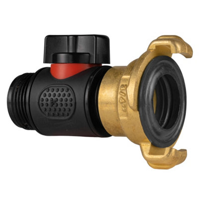 Geka-Type Brass Claw Connector and In-Line 3/4
