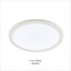 Gemini LED Round Ceiling & Wall Light- 3 Way Colour Changing - 12W Chrome