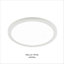 Gemini LED Round Ceiling & Wall Light- 3 Way Colour Changing - 12W White