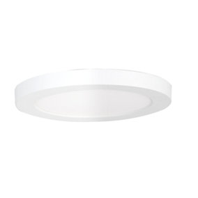 Gemini LED Round Ceiling & Wall Light- 3 Way Colour Changing - 24W White