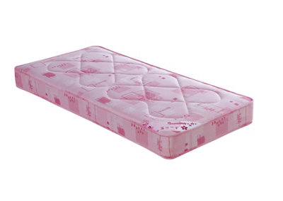 Gemma Pink Spring Kids Mattress Single