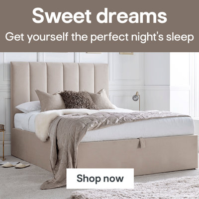 Sweet dreams. Get yourself the perfect nights sleep. Shop now