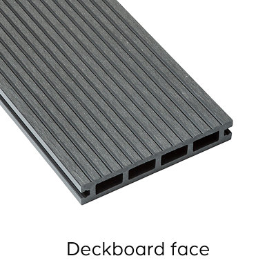 Ebony Composite Deckboard image 2 Deckboard Face