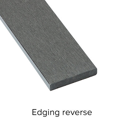 Ebony Composite Deckboard image 5 Edging Reverse