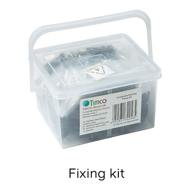 Ebony Composite Deckboard image 6 Fixing Kit