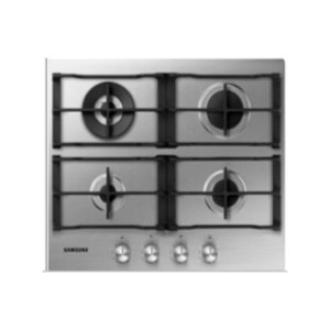 Silver Samsung NA64H3010AK hob.