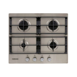 Silver Samsung NA64H3010AS hob.