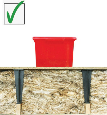 Genuine Loft Leg XL 300mm Loft Storage Stilt 300mm x 90mm, Pack of 12 ...