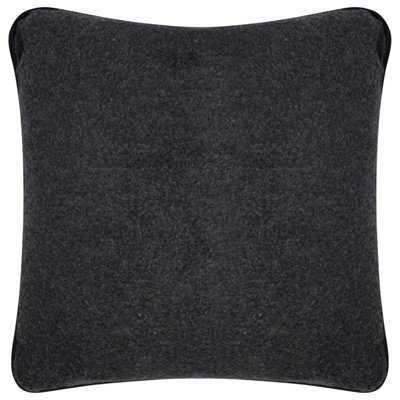 Genuine Merino Wool Pillow - Black