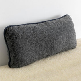 Genuine Merino Wool Pillow - Grey