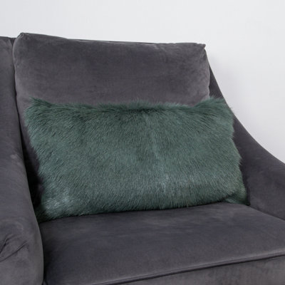 Genuine Turqoise Goatskin Cushion