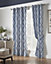 Geo 66" x 54" Blue (Ring Top Curtains)