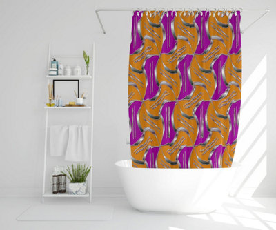 Geo Metalic Shapes (Shower Curtain) / Default Title Price Comparisons | Compare The Build