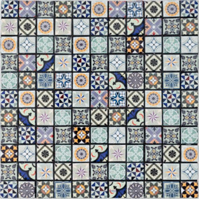 Geo Moroccan Bright Self-Adhesive Mosaic