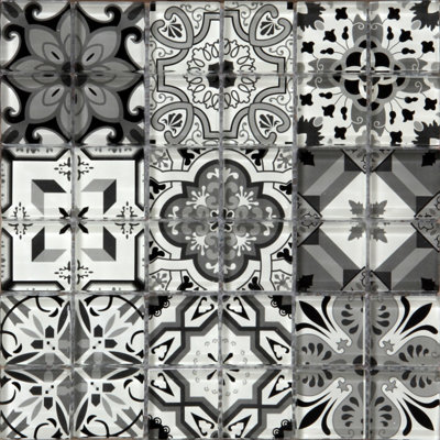 Geo Moroccan Mosaic Tile Sheet- HoM