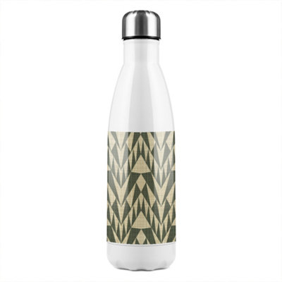 Geo Pattern Stainless Steel Bottle Designer Style