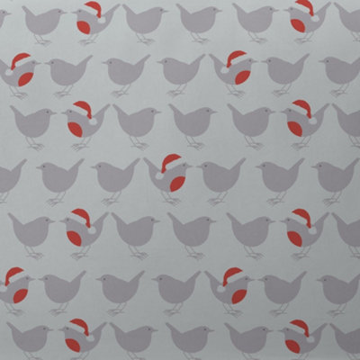 Geo Robin Festive Robin Reversible Duvet Cover Set