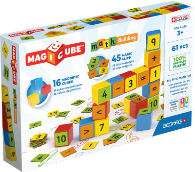 Geomag Magicube Magnetic Shapes Maths Builder - 61 Pieces