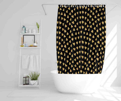 Geometric Glitter Love Hearts (Shower Curtain) / Default Title Price Comparisons | Compare The Build