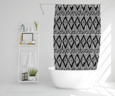 Geometric Line Pattern (Shower Curtain) / Default Title Price Comparisons | Compare The Build