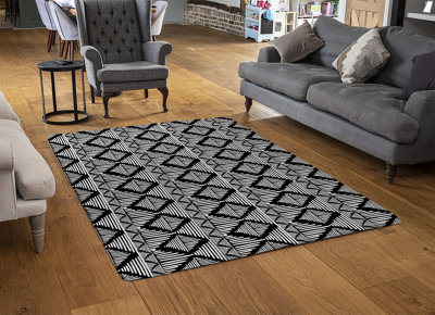 Geometric Line Pattern Special Soft Home Rug