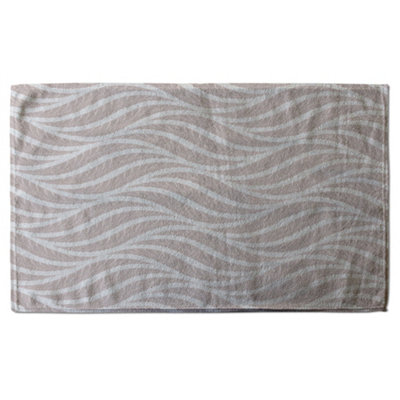 Geometric pattern with leaves (Kitchen Towel) / Default Title