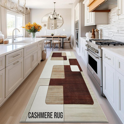 Geometric Printed Rug Long Area Hallway Runner Bedroom Livingroom Indoor/Outdoor Rugs