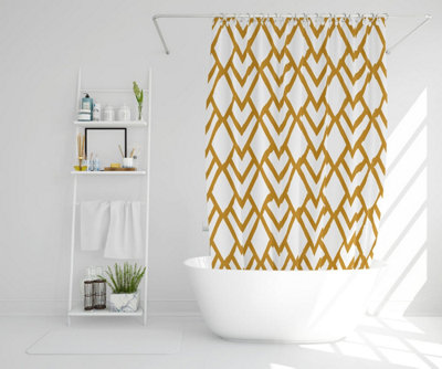 Geometric Scales (Shower Curtain) / Default Title Price Comparisons | Compare The Build