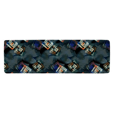 Geometric Shapes & Patterns Runner Special Soft Home Rug