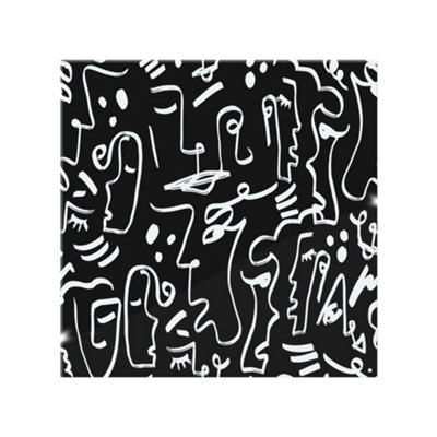 Geometric Shapes Repeating Designer Splash Back designer style