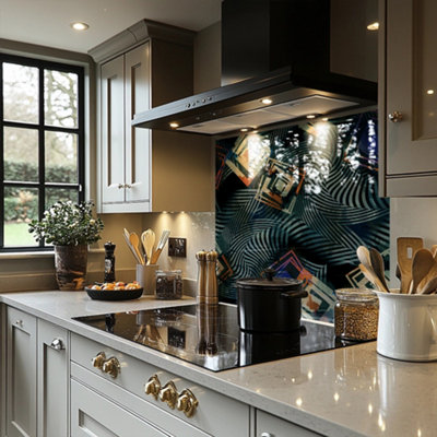 Geometric Shapes Splash Back designer style