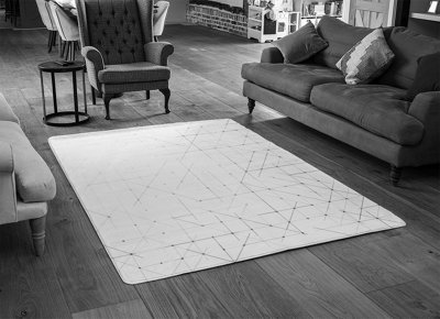 Geometric Simple Minimalistic Special Soft Home Rug