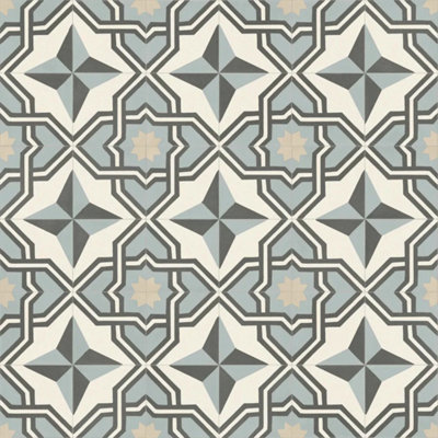 Geometric Tile Vinyl by Remland (Glitspur, 4m x 4m)