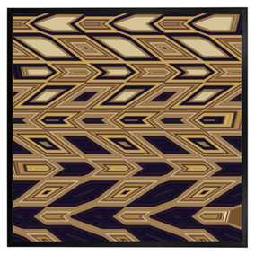 Geometric tiles (Picutre Frame) / 20x20" / Oak