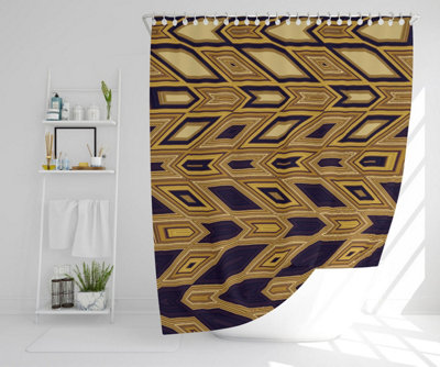 Geometric Tiles (Shower Curtain) / Default Title Price Comparisons | Compare The Build