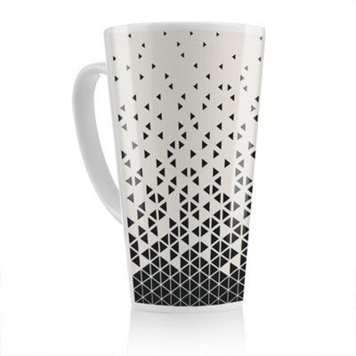 Geometric Triangles Latte Mug, Stunning Designer mug fit for any home ...