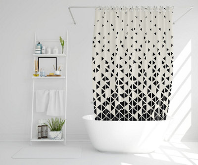 Geometric Triangles (Shower Curtain) / Default Title Price Comparisons | Compare The Build