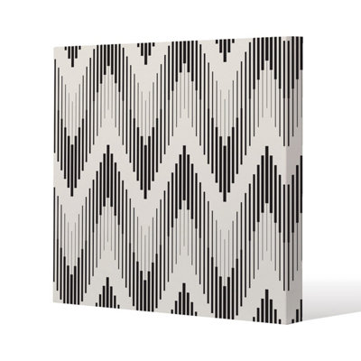Geometric Zig Zag (Canvas Print) / 101 x 101 x 4cm
