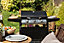 George Foreman Gas BBQ 3 Burner Black Barbecue GFGBBQ3B