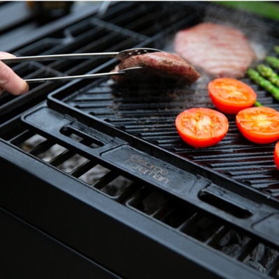 George Foreman Griddle Plate Dual Sided Smooth Portable Grill Pan BBQ GFDSGP01 - 8