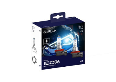 GERLUX H11 Halogen Headlight Bulbs +150% Brighter, 12V 55W PGJ19-2 ...