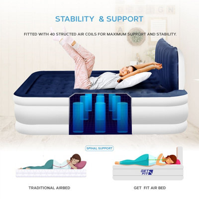 Elevated air bed best sale
